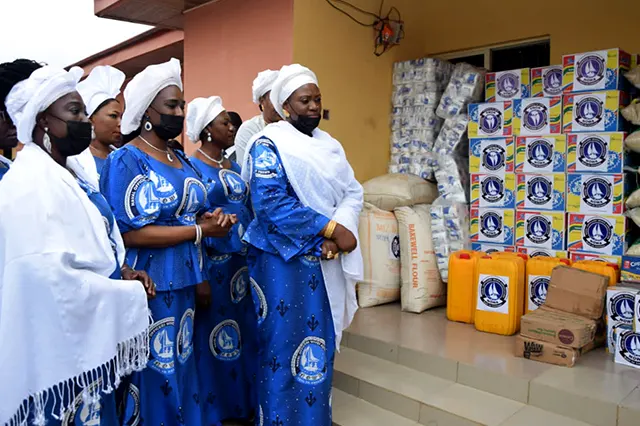 Distribution of food items