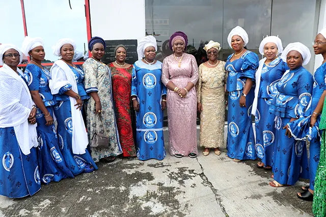 The NOWA National President, Mrs. Ijeoma Ogalla, immediate past President, Hajiya (Dr.) Nana Gambo with Executives of NOWA