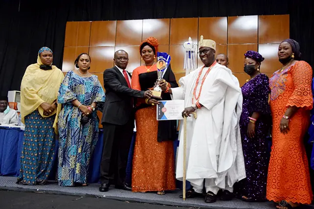 Award of excellence in humanitarian services and examplary leadership