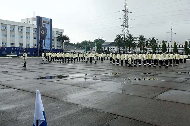 Parade at the Pulling Out Ceremony of immediate past CNS, Vice Admiral AZ Gambo