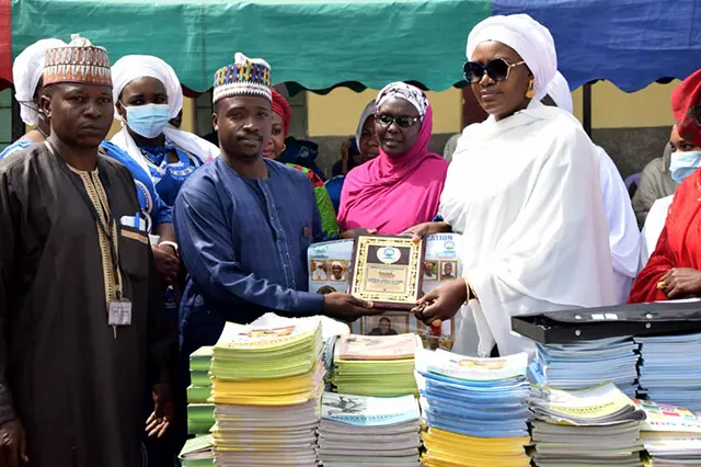 Distribution of textbooks to schools